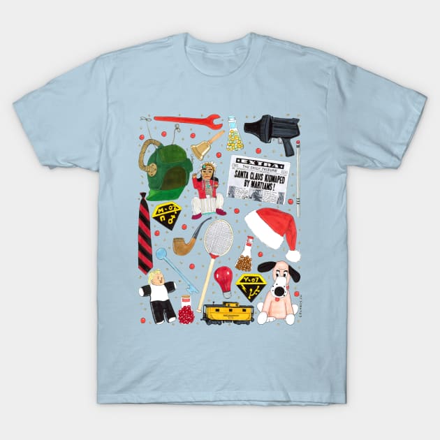 Santa Claus Conquers the Martians T-Shirt by TheStuffOfHorrorMovies